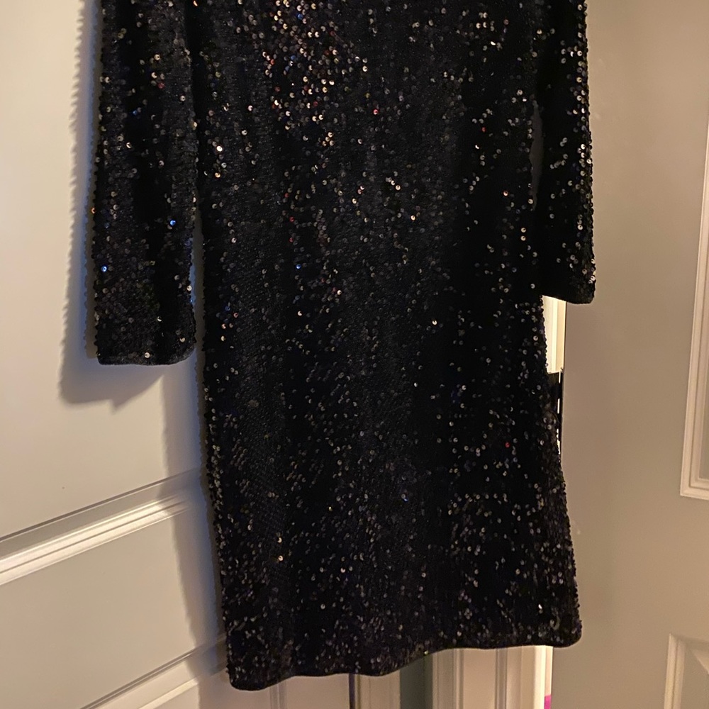 Sequin Holiday Party Dress - Picture 5 of 6